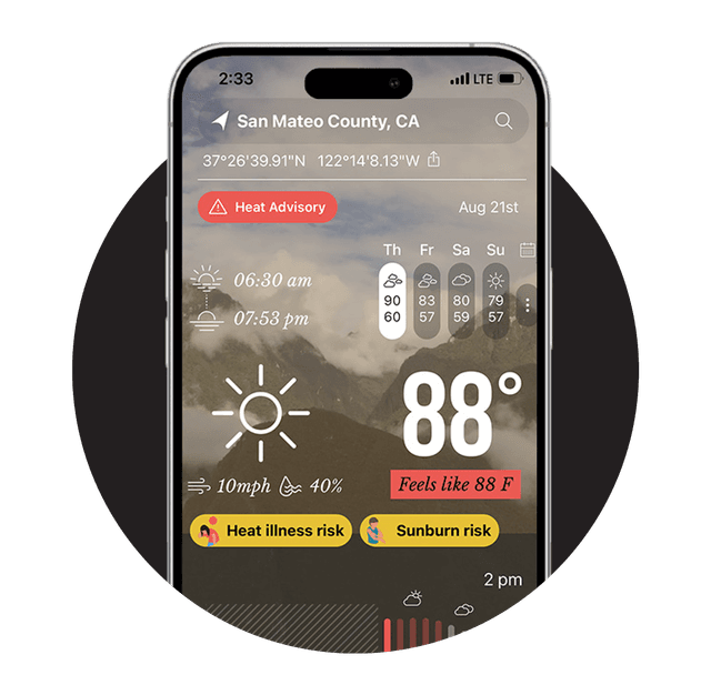 GOES Health app on iPhone